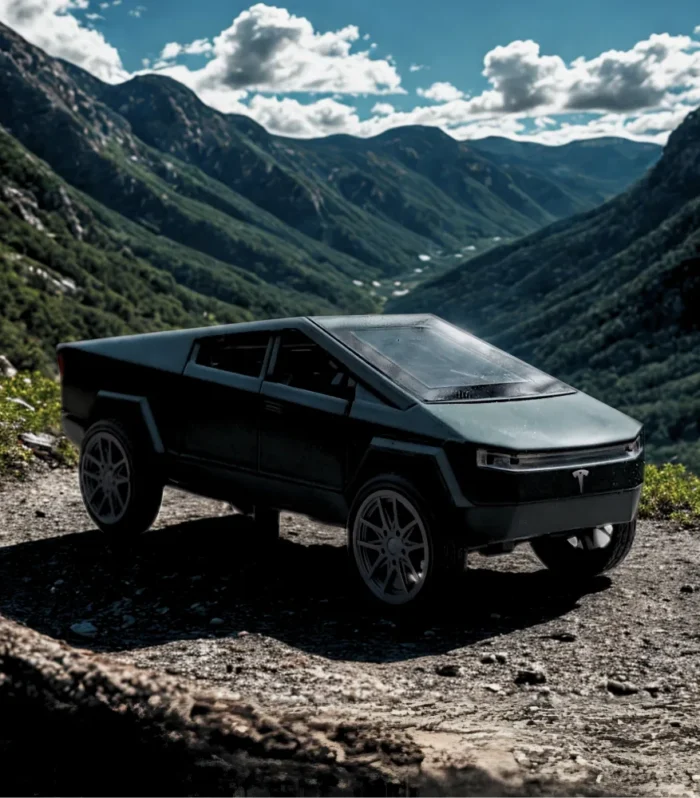 1:32 Scale Diecast Metal Pickup Truck Toy – Futuristic Electric SUV (Cybertruck Style)