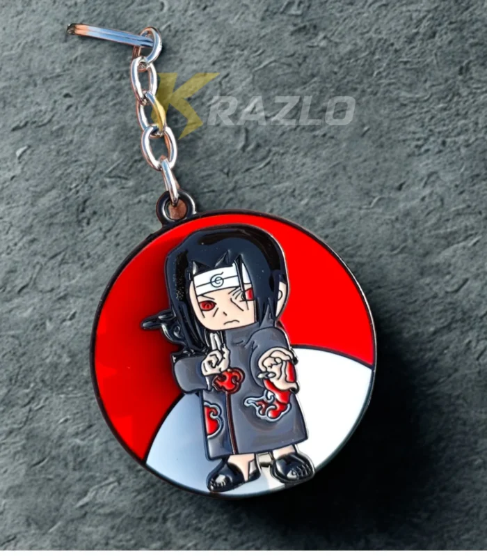 Crow Ninja Metal Keychain
