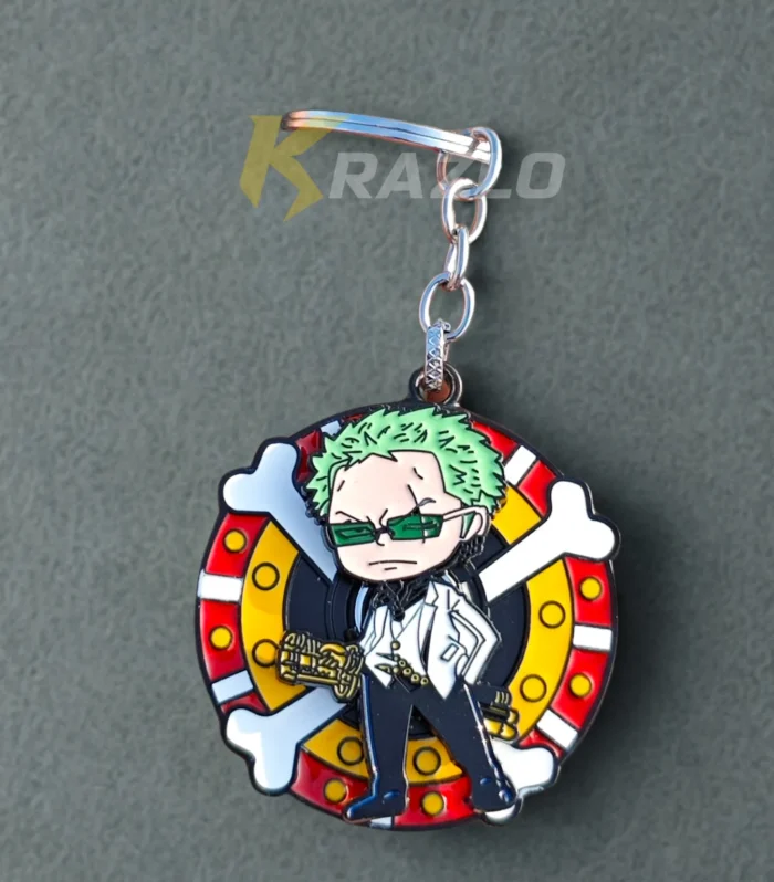 Three Blade Swordsman Keychain