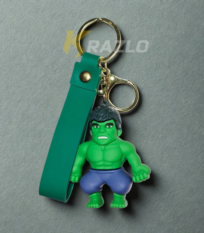 Green Rage Beast Keychain
