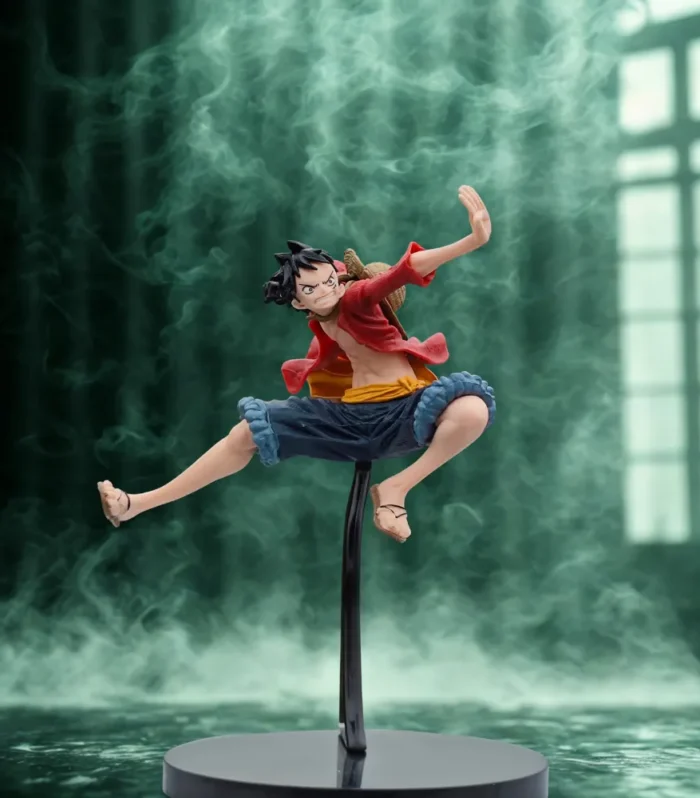Dynamic Straw Hat Pirate-Inspired Action Figure – Anime Battle Pose Collectible