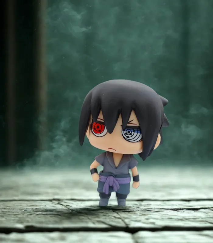 Shadow Ninja-Inspired Anime Figurine with Dual Eye Powers – Collectible Model Action Figure