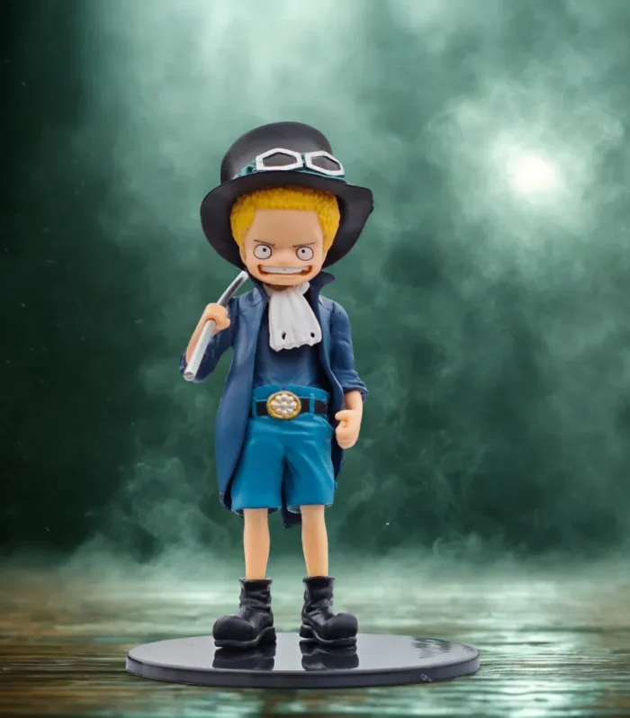 Blond Adventurer Kid with Hat Collectible Figurine – Anime-Inspired Mini Statue