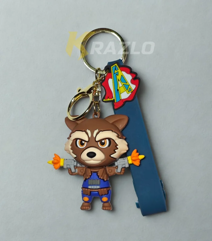 Cosmic Raccoon Keychain