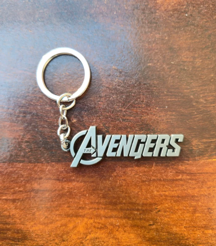 Premium Metal Avengers Logo Keychain – Heavy-Duty Superhero Key Ring for Fans