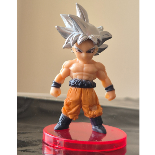 Ultra Instinct Saiyan Warrior Anime Figure | Silver Form PVC Collectible