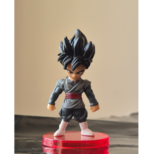 Dark Fusion Saiyan Anime Figure | Black Outfit Villain Edition PVC Collectible