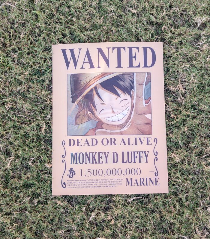 Pirate Dream Wanted Poster – Anime Vintage Wall Art