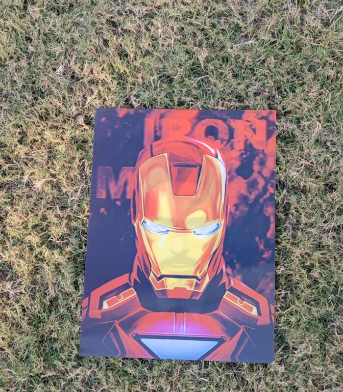 Arc Reactor Sentinel Poster – Armored Tech Hero Wall Art