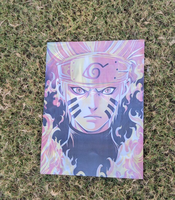 3D Shinobi Aura Poster – Premium Anime Wall Art